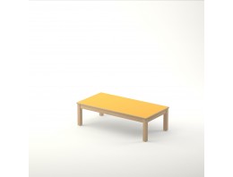 Table rectangle 80x120cm Hauteur de 35 à 61 cm